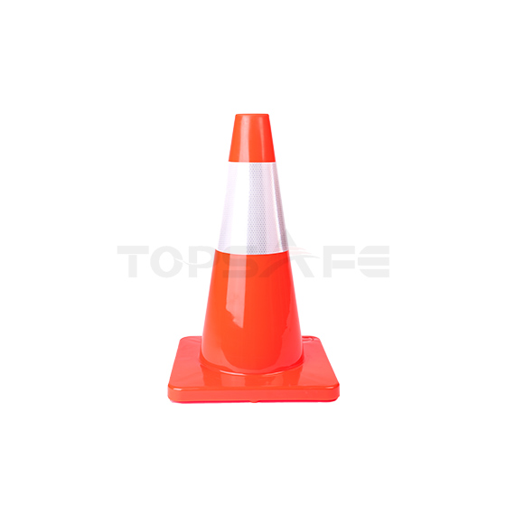 45cm Orange Solid PVC Traffic Cones