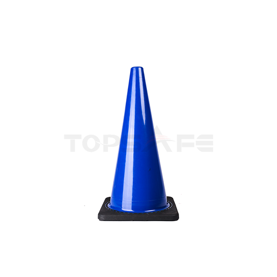 70cm Black Base Wide Body PVC Traffic Cones
